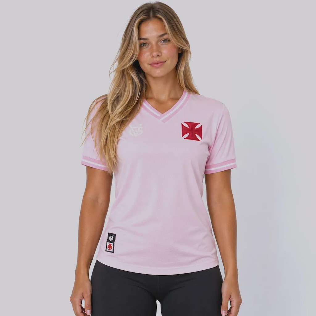 Camisa Vasco Aurora FutFanatics Feminina