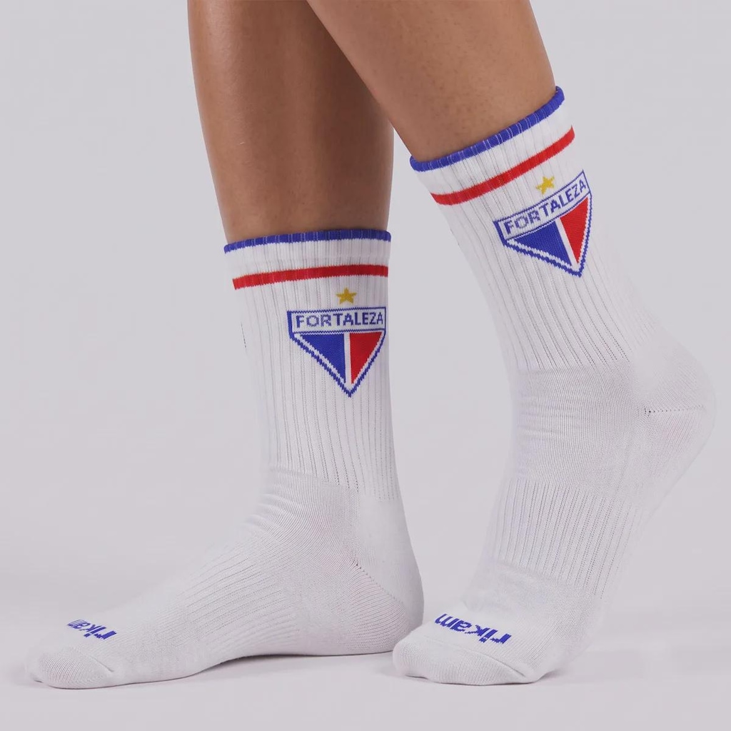 Meia Cano Alto Fortaleza Mini Logo FutFanatics Masculina