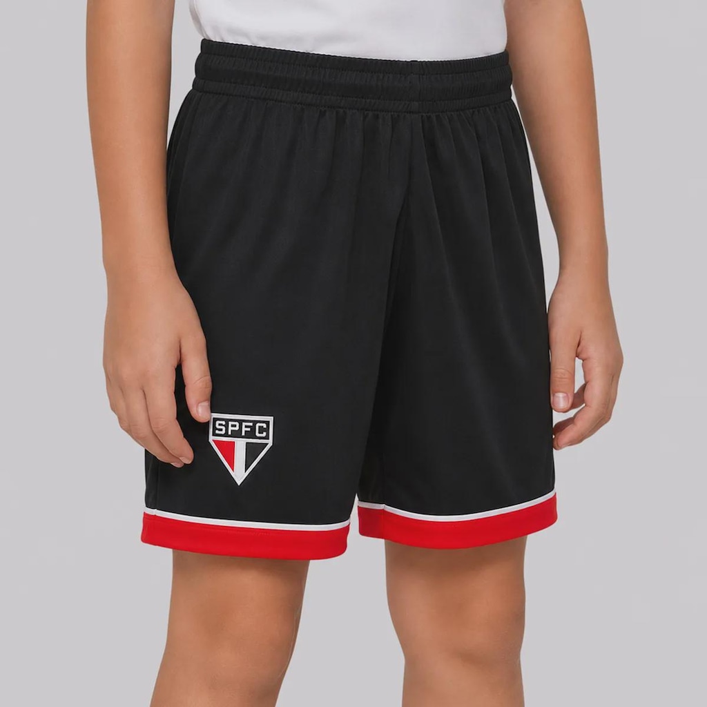 Calção São Paulo Raio FutFanatics Infantil