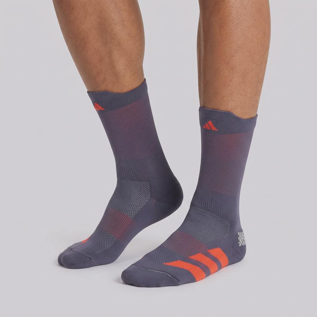 Meia Cano Alto adidas Run Adizero Calf Unissex