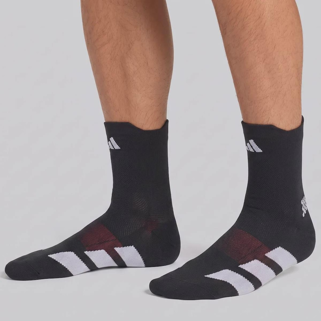 Meia Cano Médio adidas Adizero Unissex