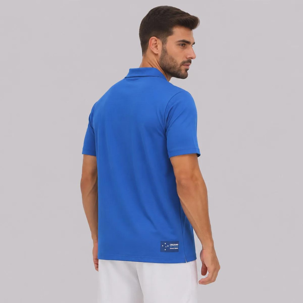Imagem 4 do produto Camiseta Polo Cruzeiro Piquet FutFanatics Masculina