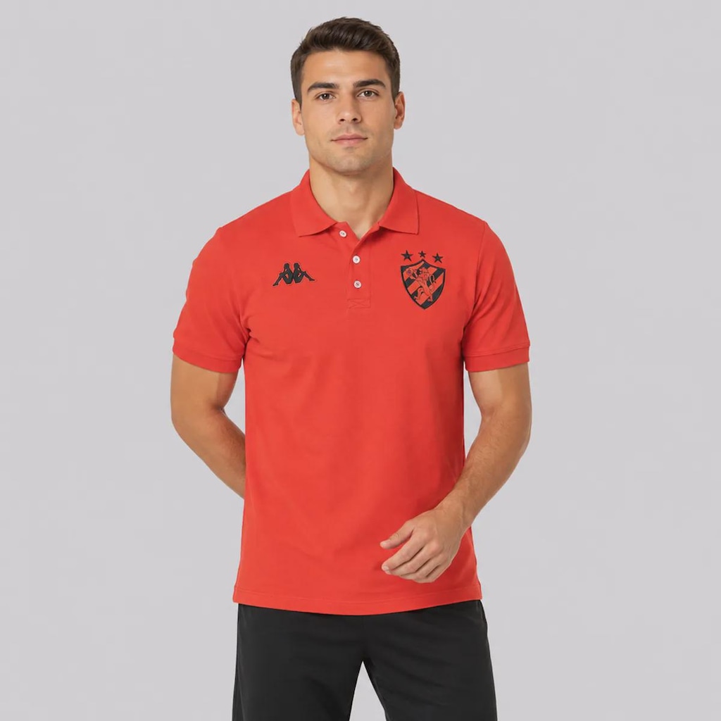 Camiseta Polo Piquet Sport Recife 2026 Kappa Masculina