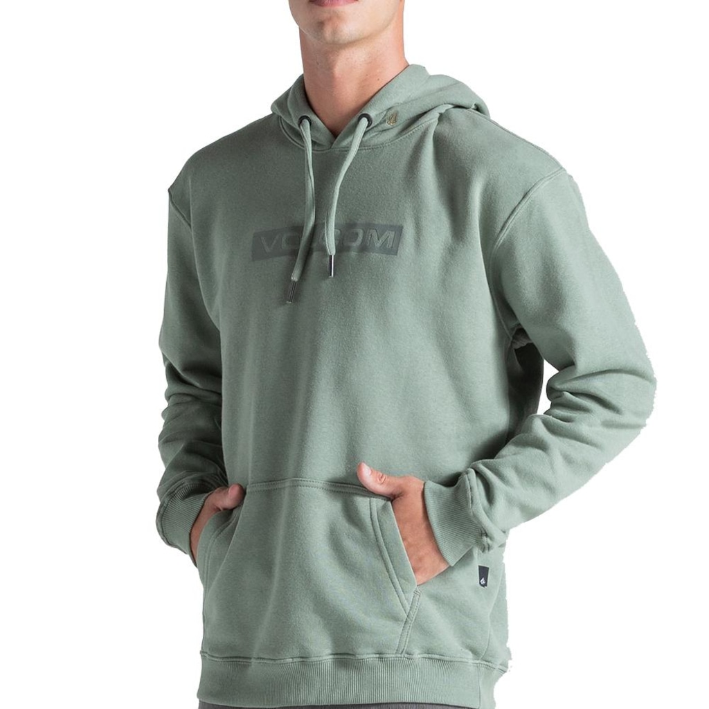 Blusão Moletom Volcom Canguru Graphic Masculino