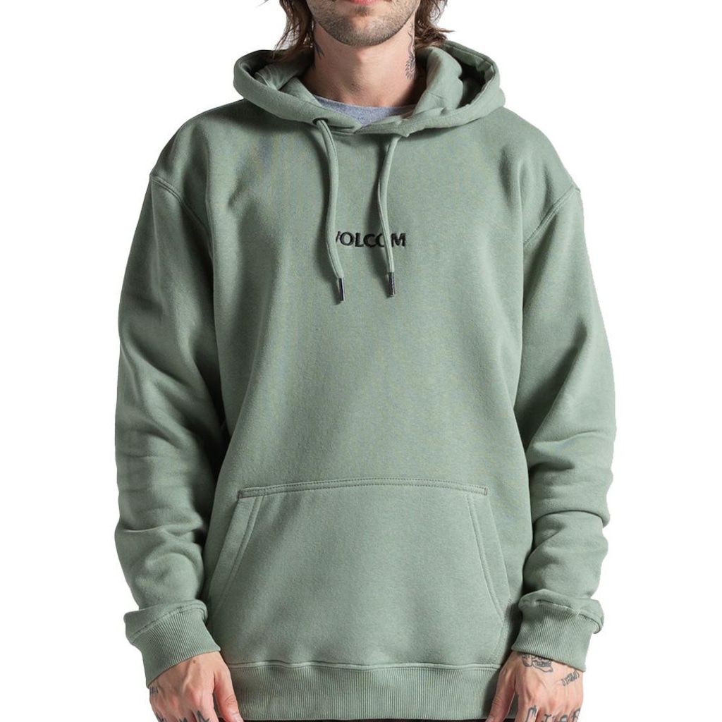 Moletom Volcom Canguru Signature Masculino