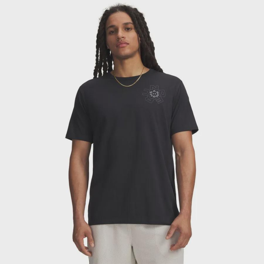 Camiseta de Treino Under Armour Radial Wordmark - Masculina