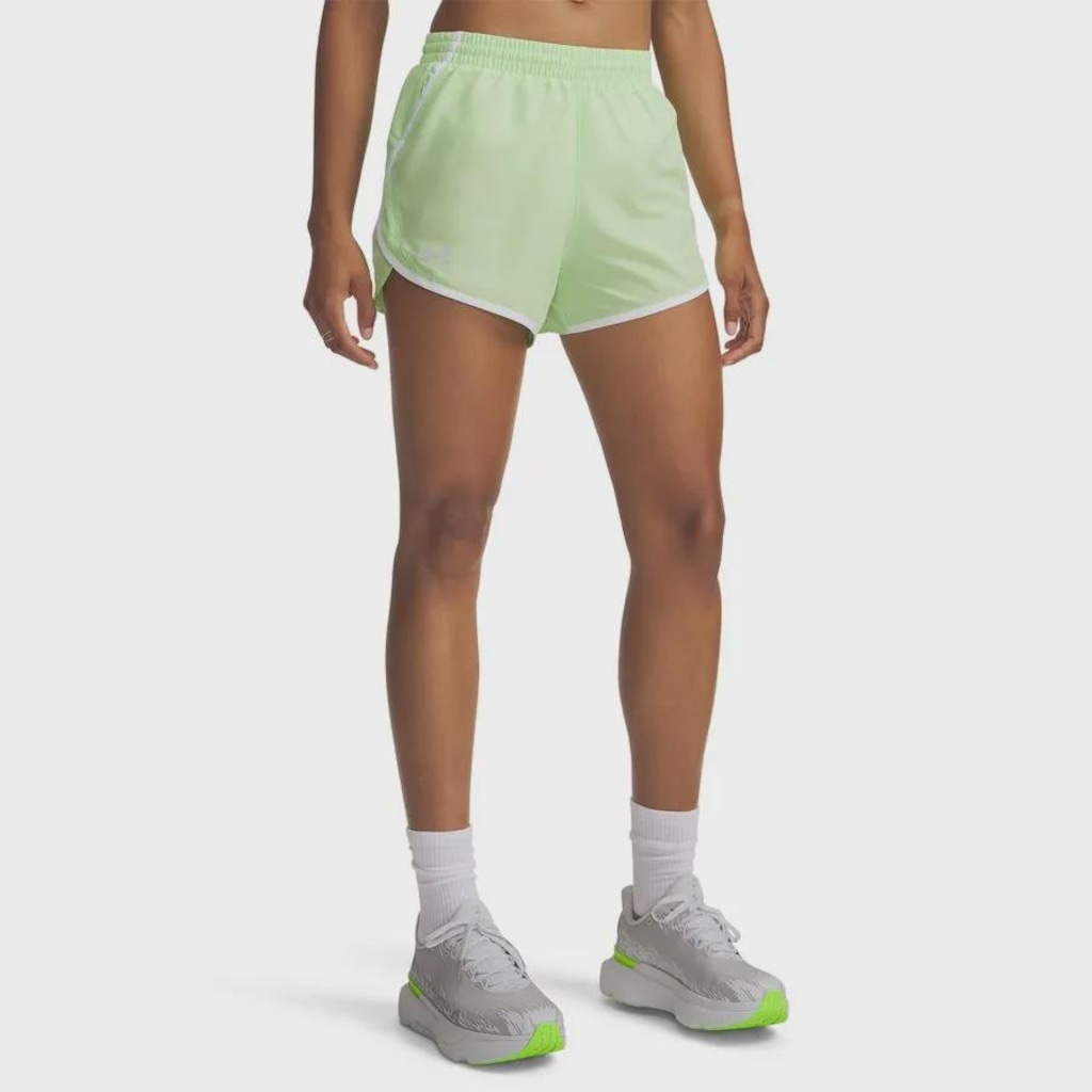 Shorts de Corrida Feminino Under Armour Fly By 3 - Feminino