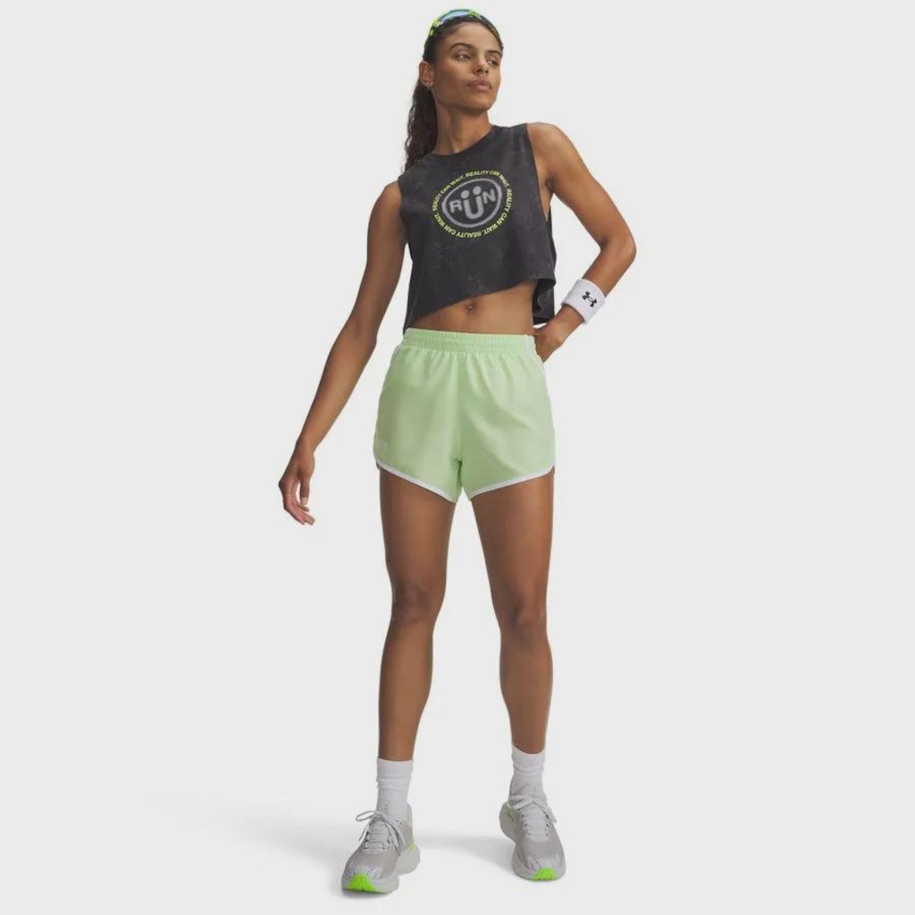 Imagem 3 do produto Shorts de Corrida Feminino Under Armour Fly By 3 - Feminino