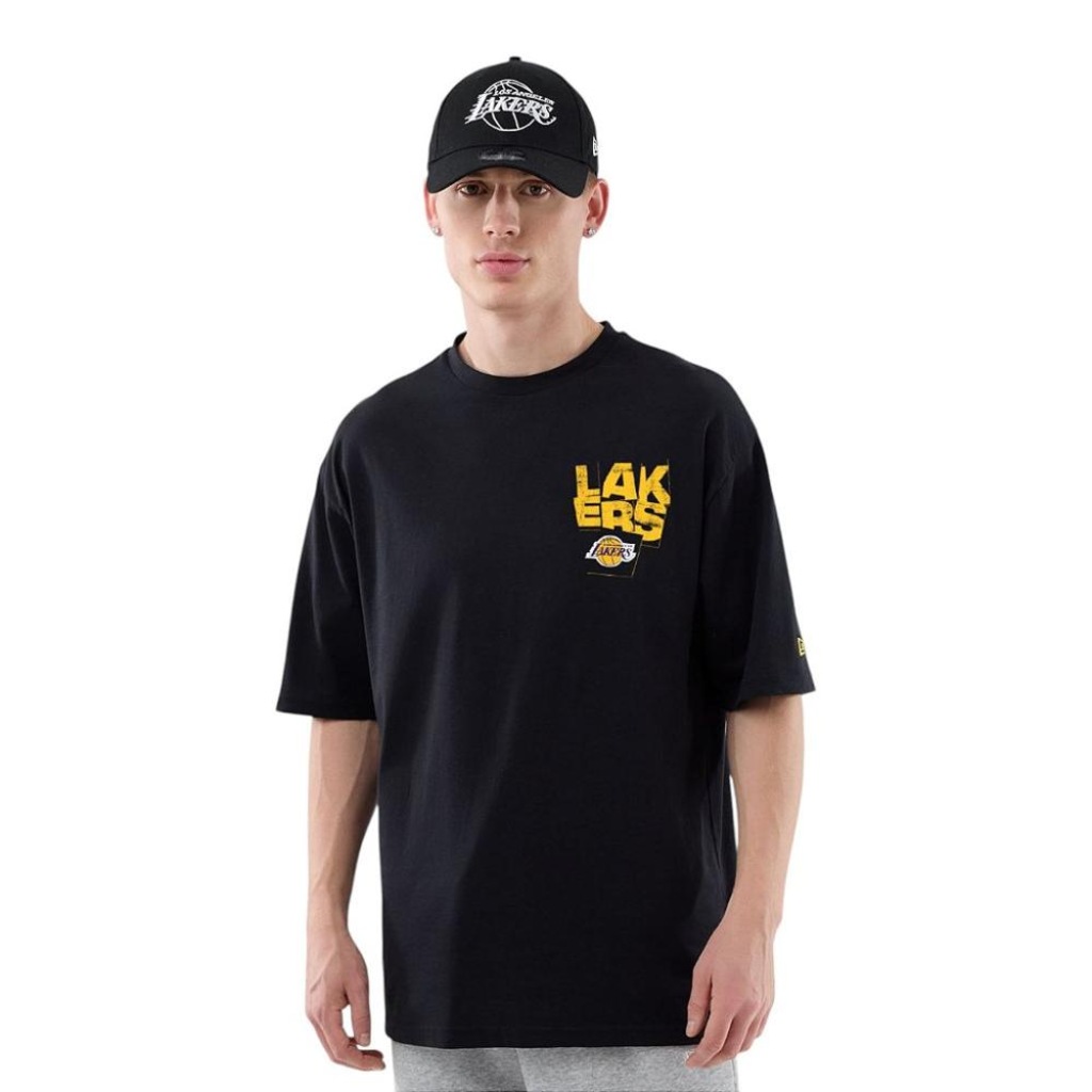 Camiseta New Era Player Los Angeles Lakers Masculina