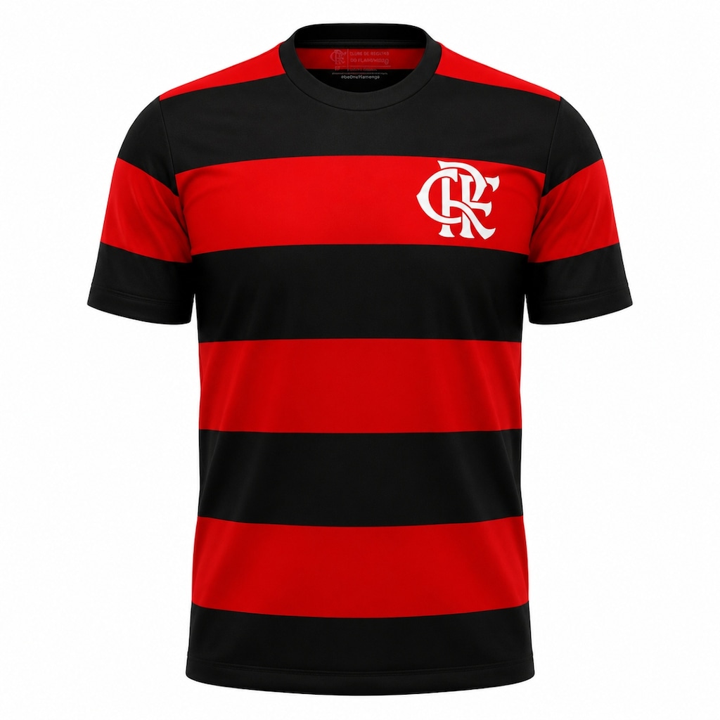 Camisa do Flamengo Fan Bordado Betel - Masculina