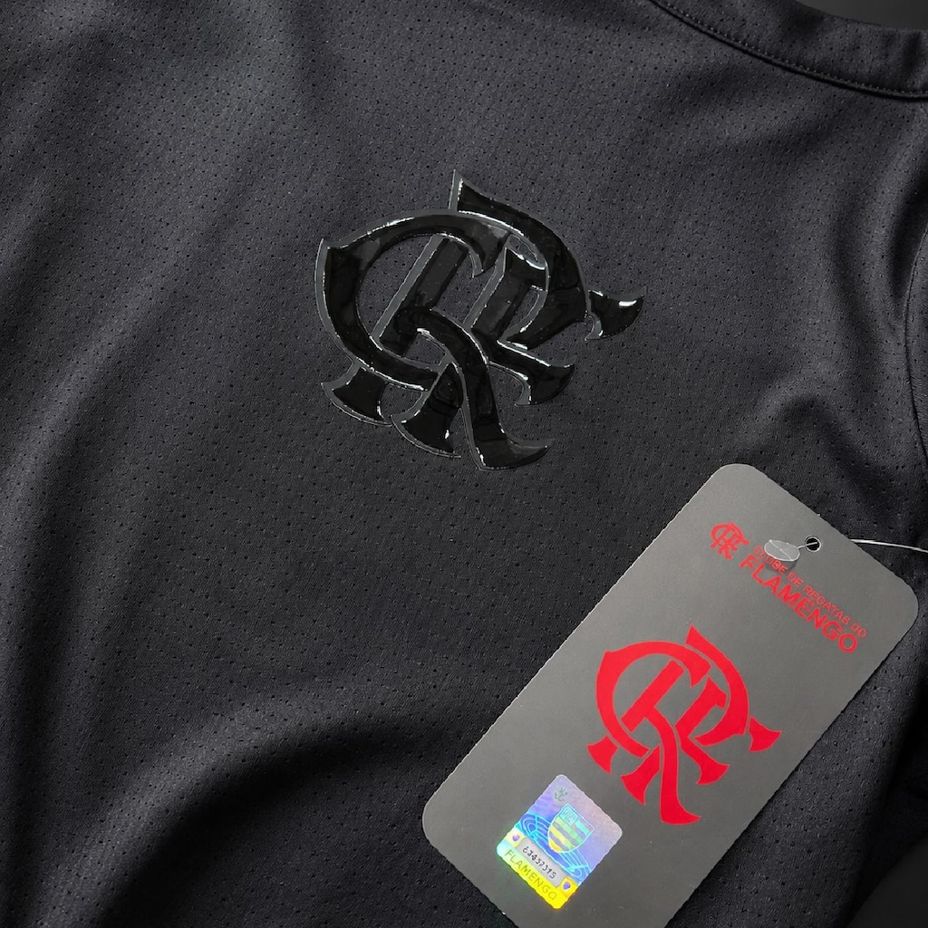Imagem 3 do produto Camisa do Flamengo Poliamida Escudo Gel Coimbra - Masculina