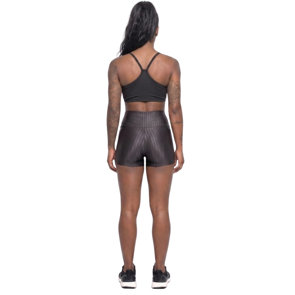 Imagem 2 do produto Conjunto Feminina Fitness Top Alça Fina e Short New Zig Vekyo Roupa De Academia Treino Musculação