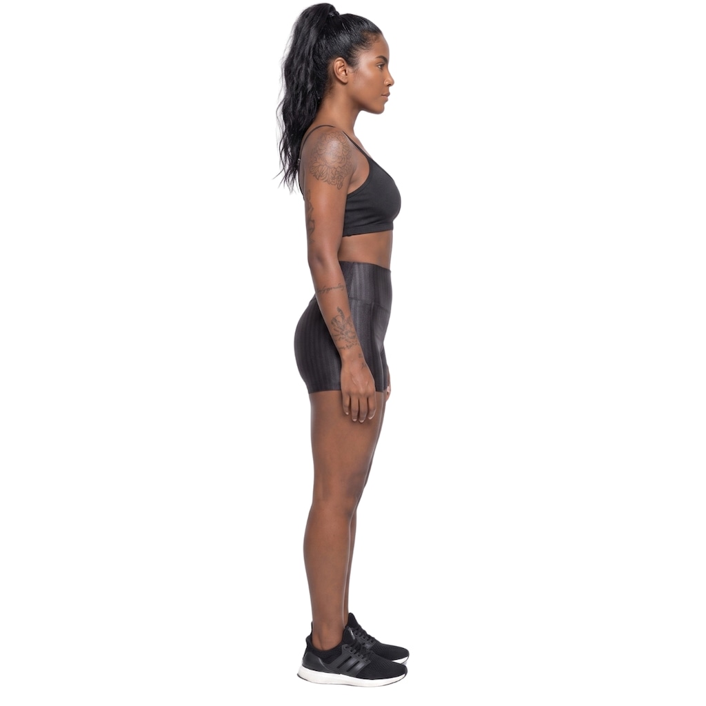 Imagem 3 do produto Conjunto Feminina Fitness Top Alça Fina e Short New Zig Vekyo Roupa De Academia Treino Musculação