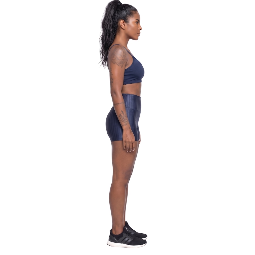 Imagem 3 do produto Conjunto Feminina Fitness Top Alça Fina e Short New Zig Vekyo Roupa De Academia Treino Musculação