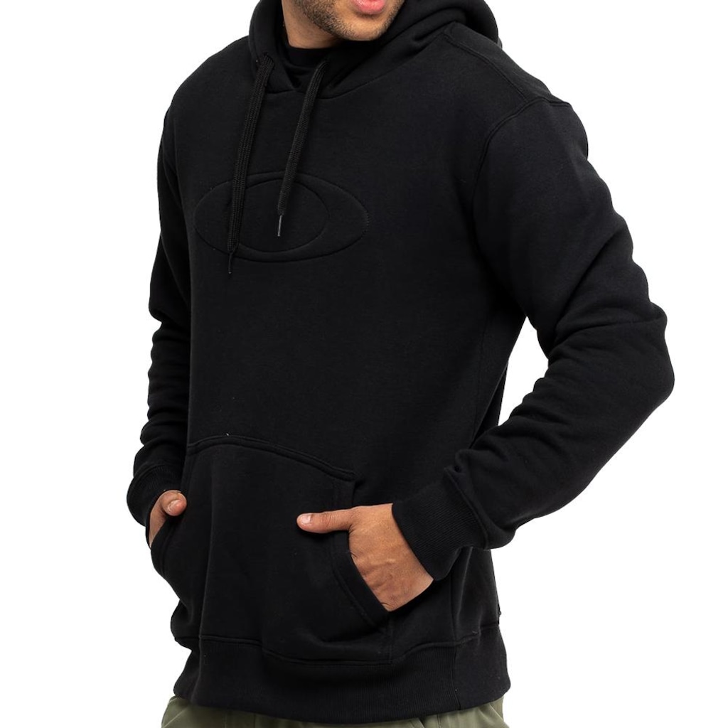 Imagem 3 do produto Blusão de Moletom Oakley Canguru Big O 3D Logo Masculino