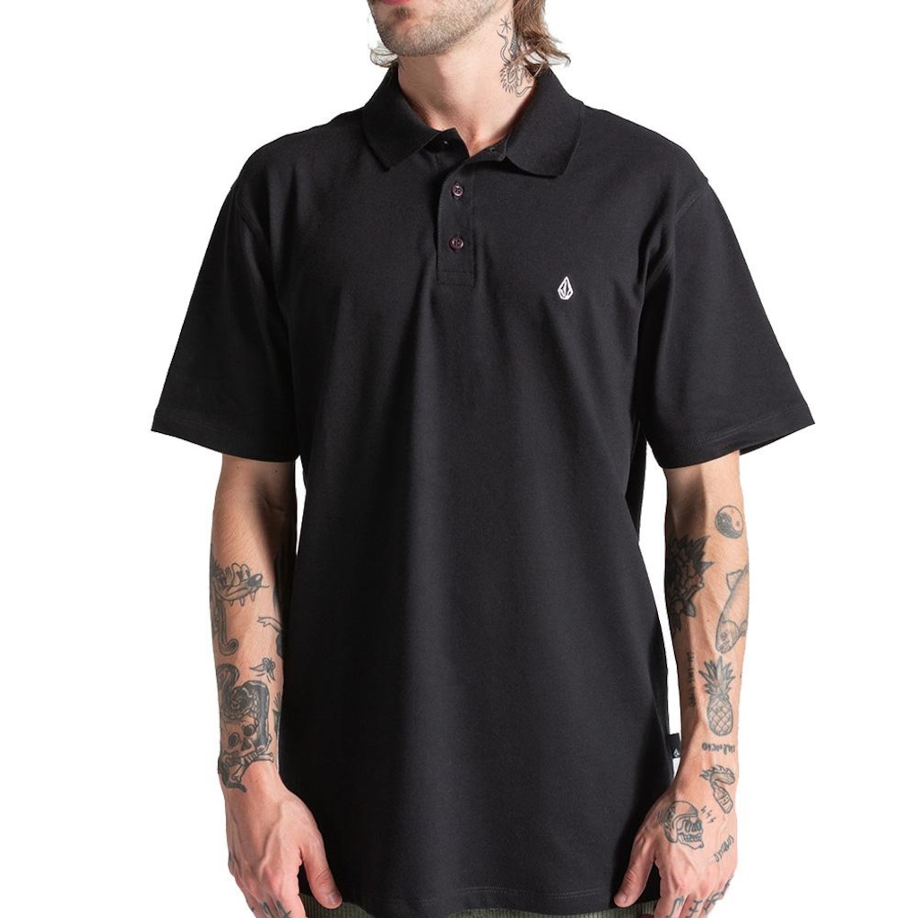 Camisa Polo Volcom Classic Stone Masculina