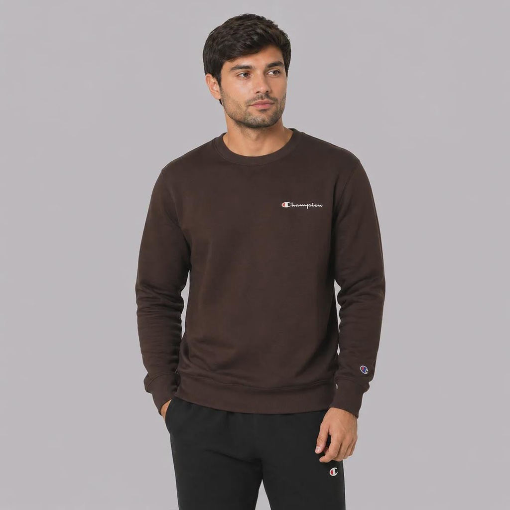 Imagem 4 do produto Blusão de Moletom Champion Crewnek Athletic Mini Script INK Masculino