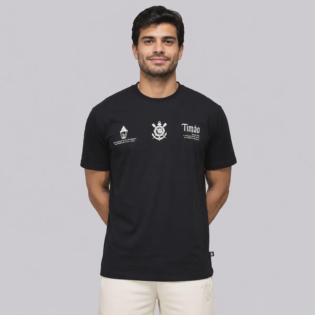 Camiseta do Corinthians Classic Luz da Fiel Masculina