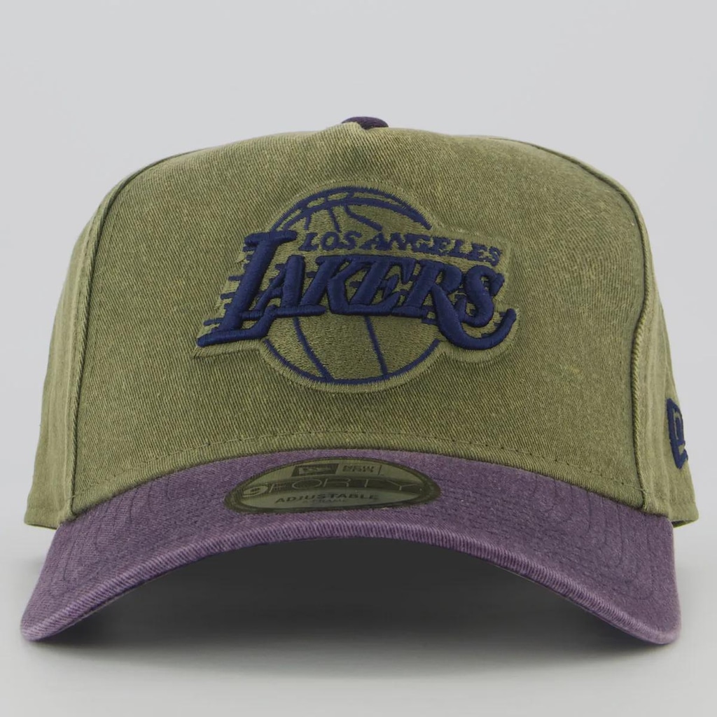 Imagem 2 do produto Boné New Era Los Angeles Lakers NBA New Olive Navy 940 AF