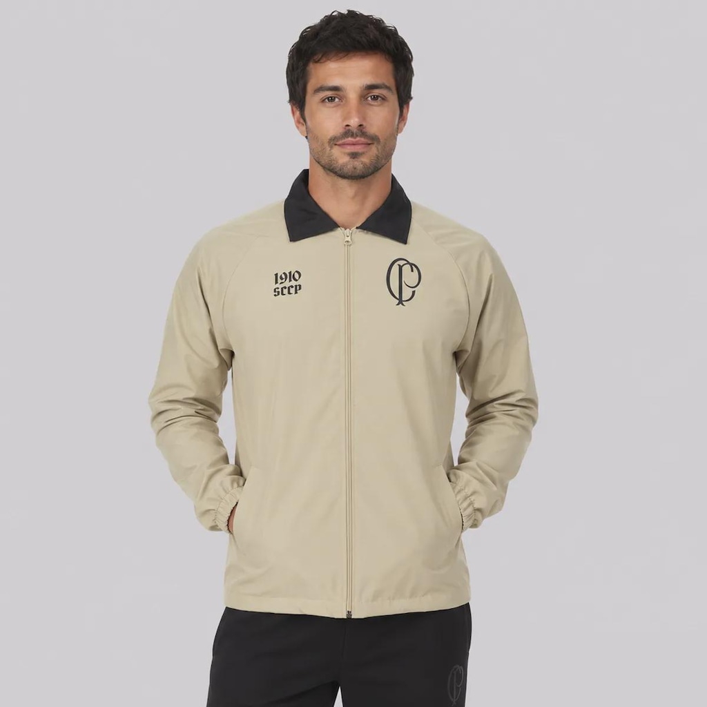 Jaqueta do Corinthians Coach Fiel Até o Fim Masculina