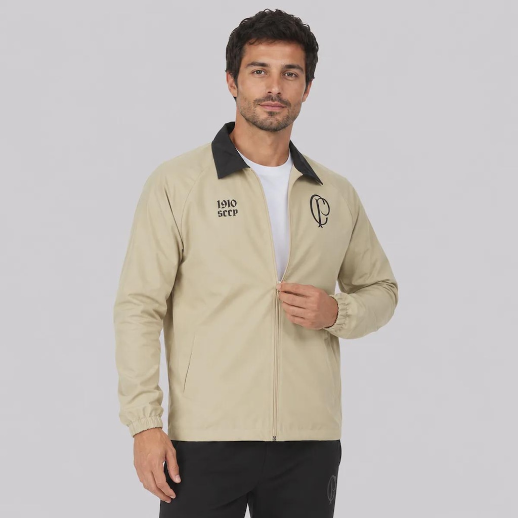 Imagem 2 do produto Jaqueta do Corinthians Coach Fiel Até o Fim Masculina