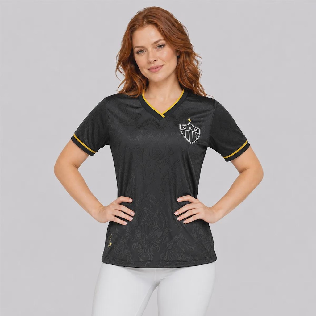 Camisa do Atlético Mineiro Retrô 2013 CAM Feminina
