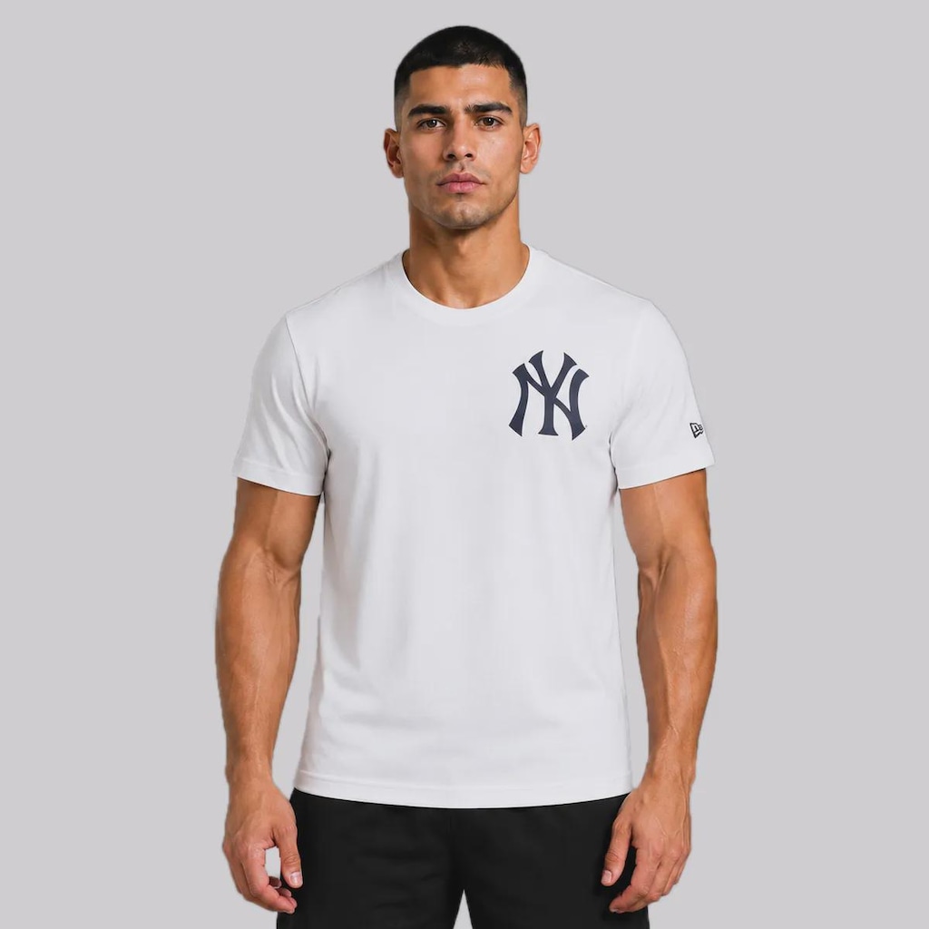 Camiseta New Era MLB New York Yankees Big Logo Masculina