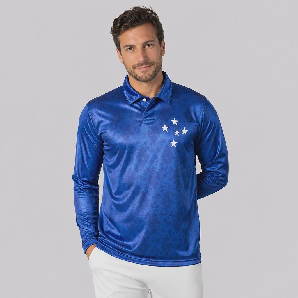 Camisa do Cruzeiro Retrô 1993 Manga Longa Masculina