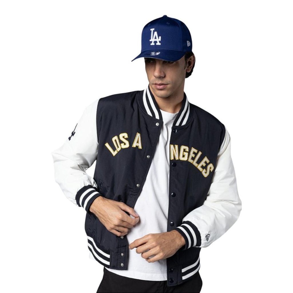 Jaqueta Masculina New Era Bomber Los Angeles Dodgers