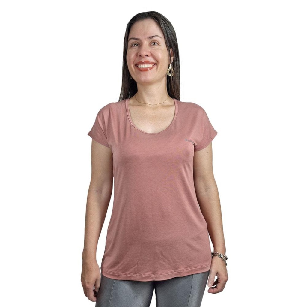 Blusa Trinys Meia Manga Fluidity Feminina