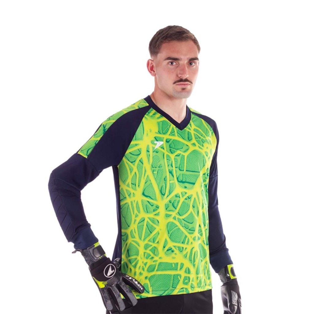 Imagem 2 do produto Camisa de Goleiro Poker Cardio Manga Longa Adulto