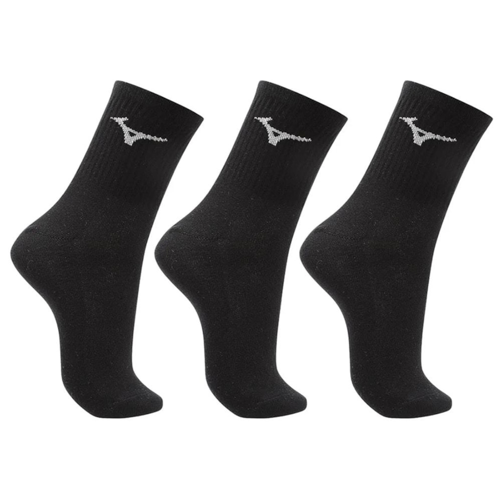 Kit Meia Mizuno Basic Cano Médio Unissex