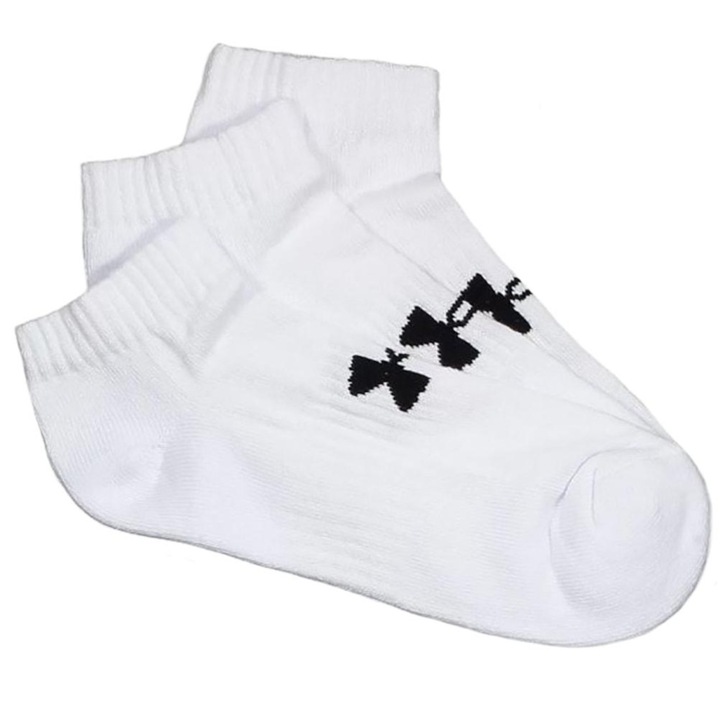 Kit Meia Under Armour Cano Curto Core Cotton Unissex
