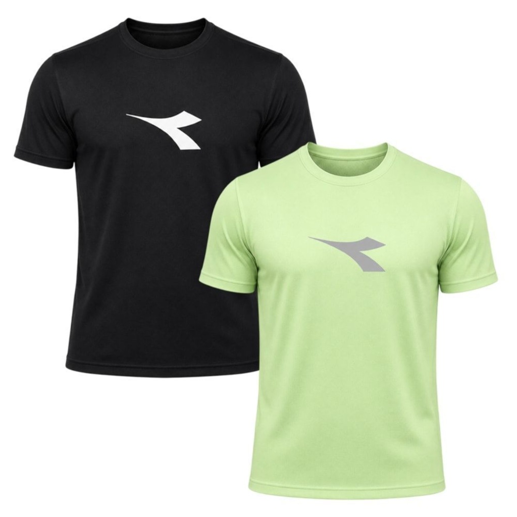Kit 2 Camisetas Diadora Big Logo Masculino