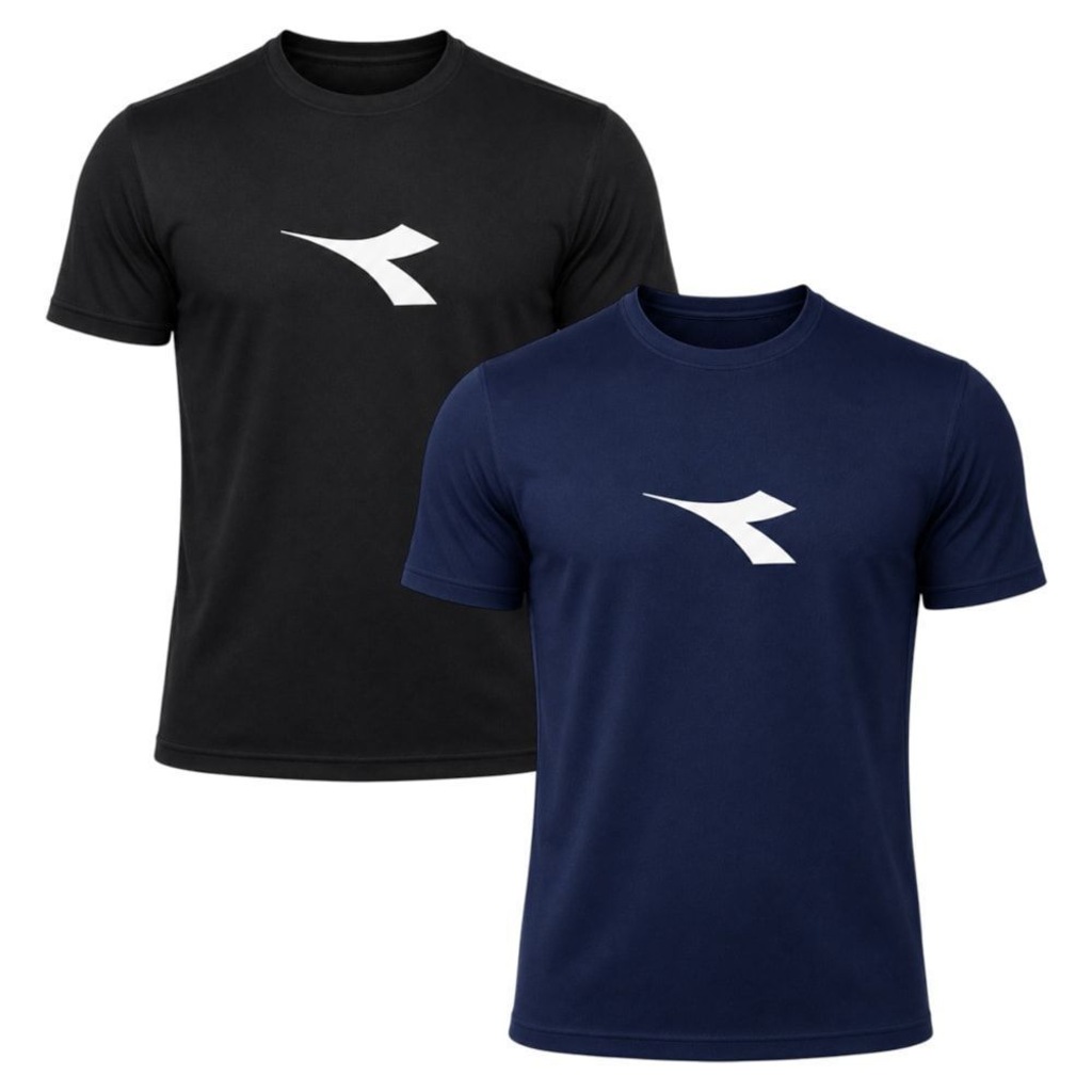 Kit 2 Camisetas Diadora Big Logo Masculino