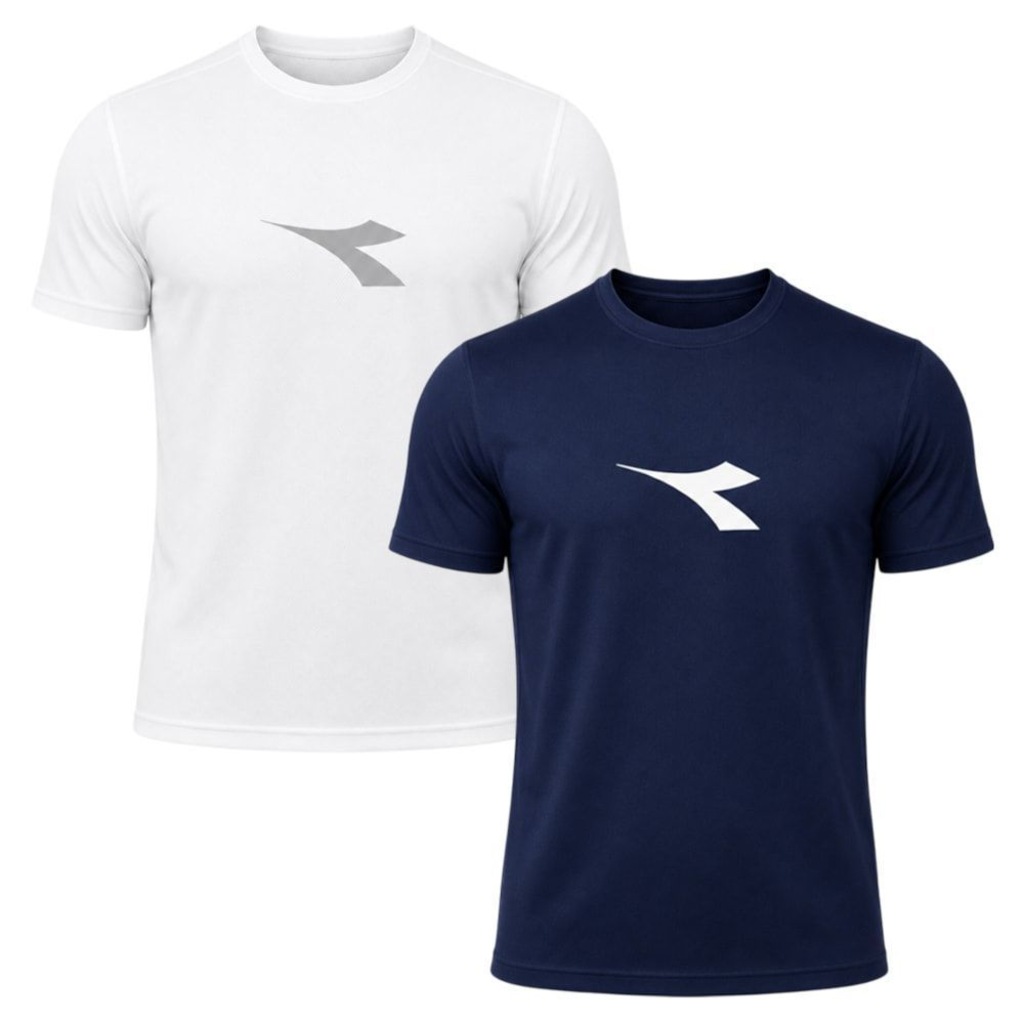 Kit 2 Camisetas Diadora Big Logo Masculino