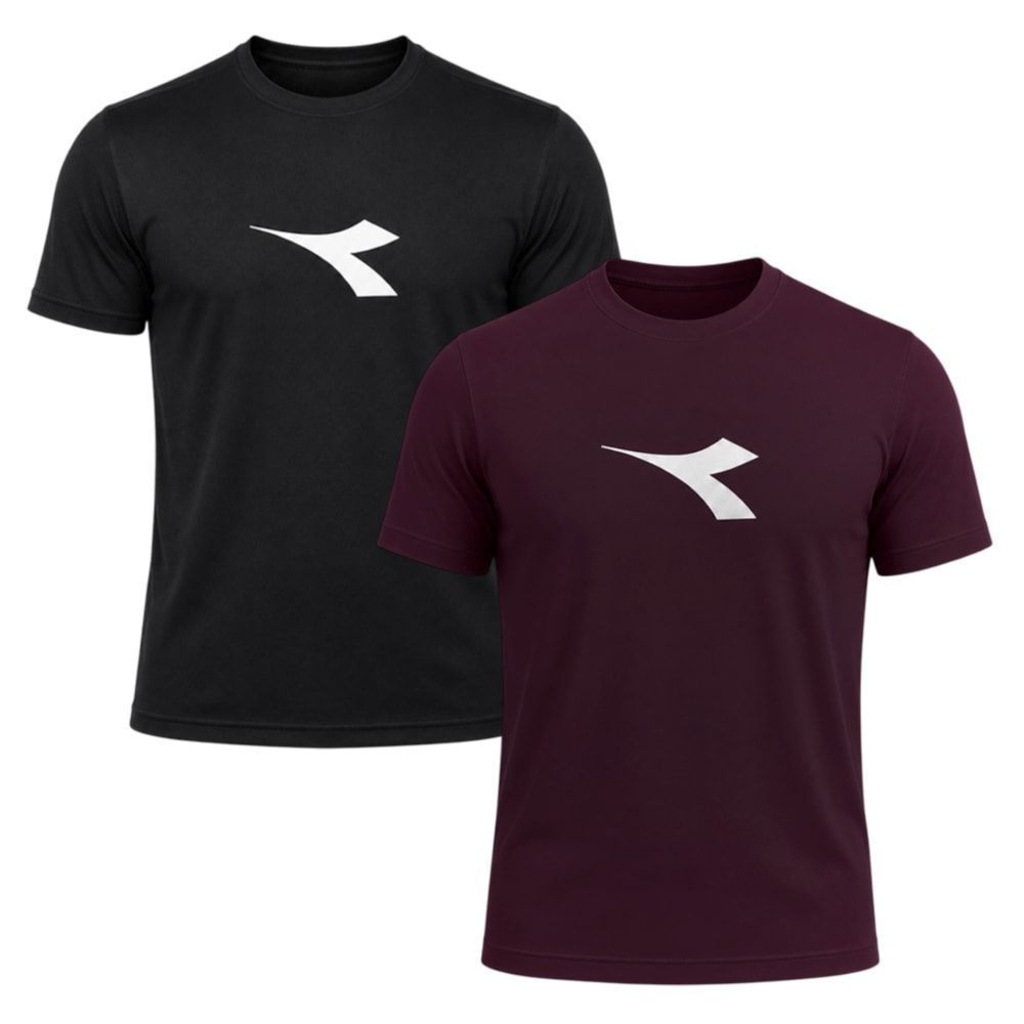 Kit 2 Camisetas Diadora Big Logo Masculino