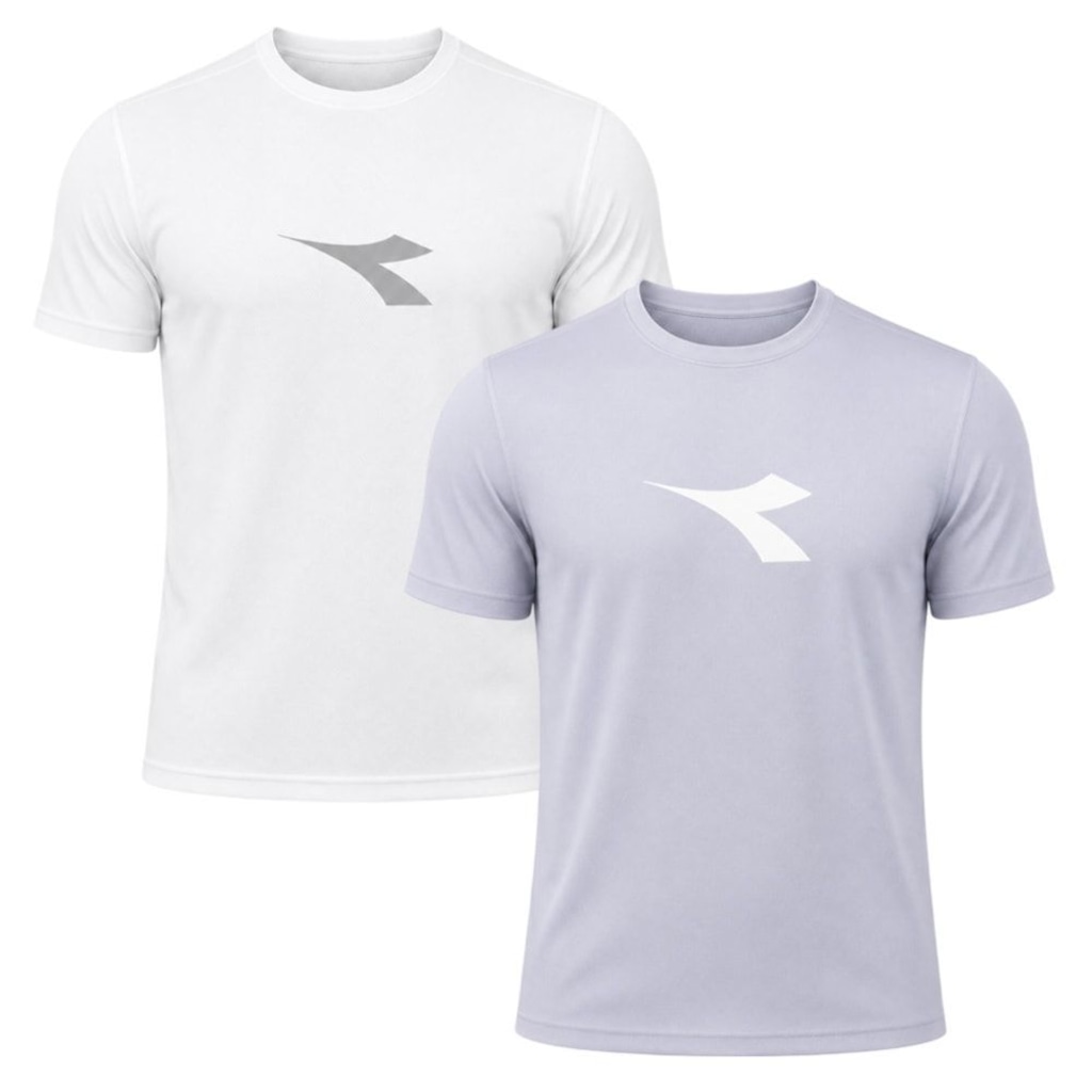 Kit 2 Camisetas Diadora Big Logo Masculino