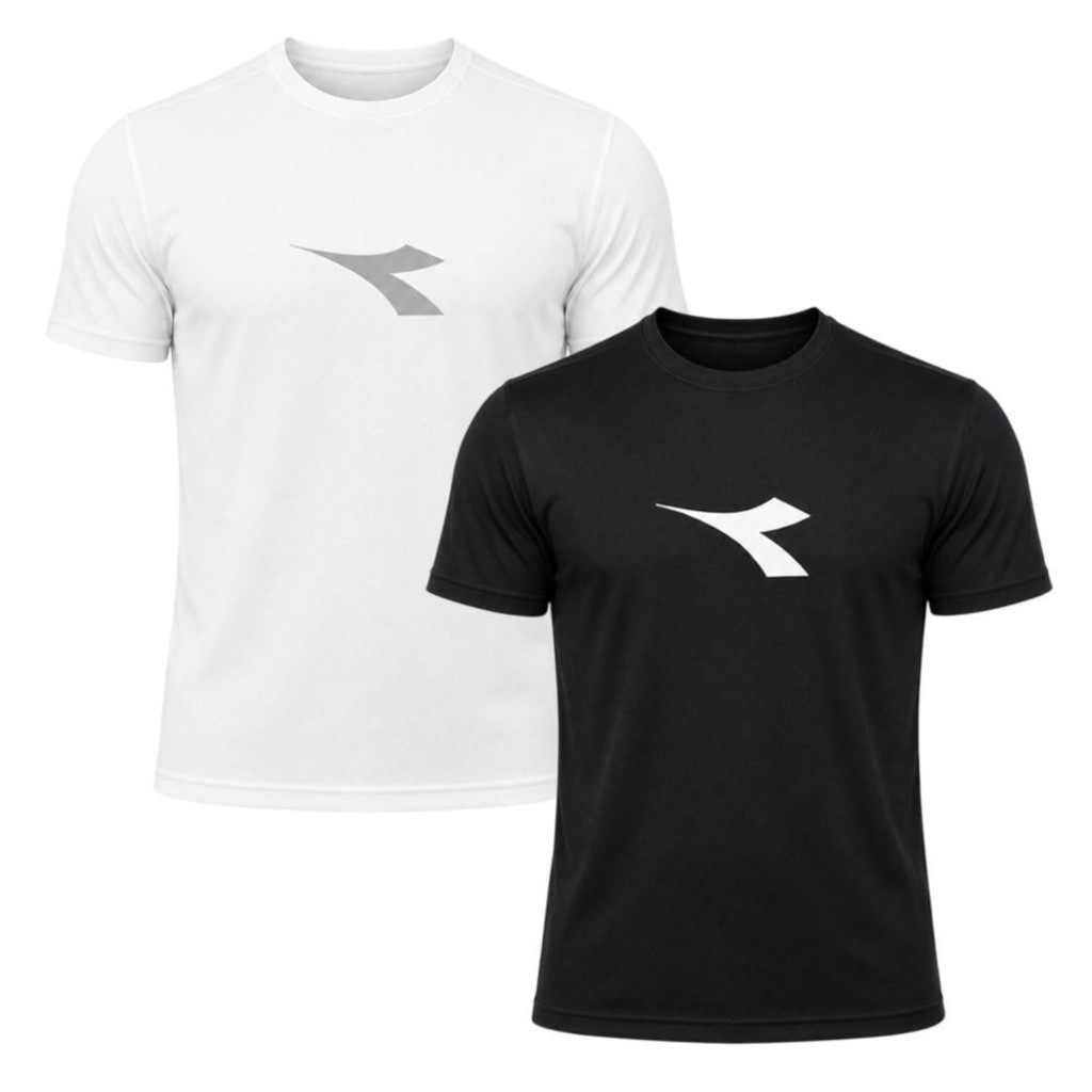 Kit 2 Camisetas Diadora Big Logo Masculino