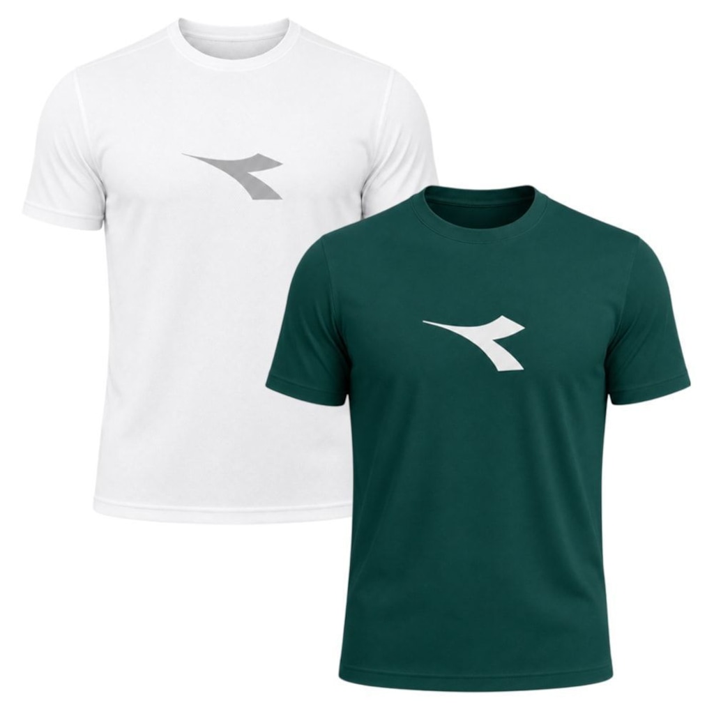 Kit 2 Camisetas Diadora Big Logo Masculino