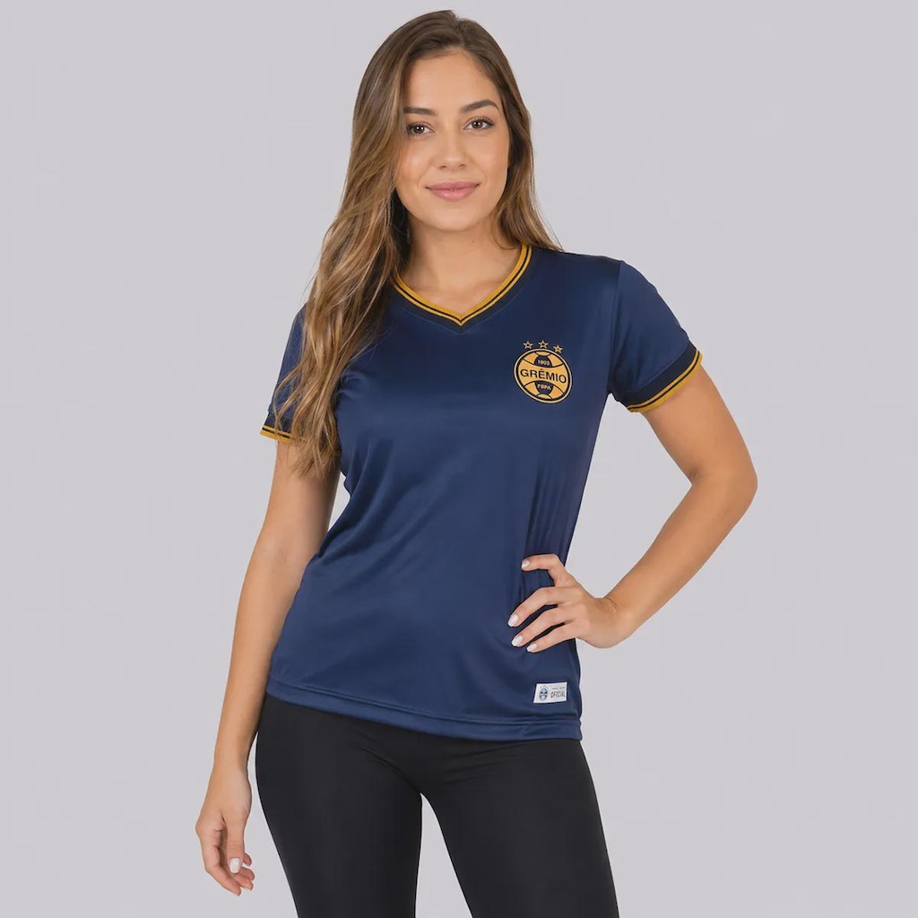 Camisa do Grêmio Baby Look Dry Feminina