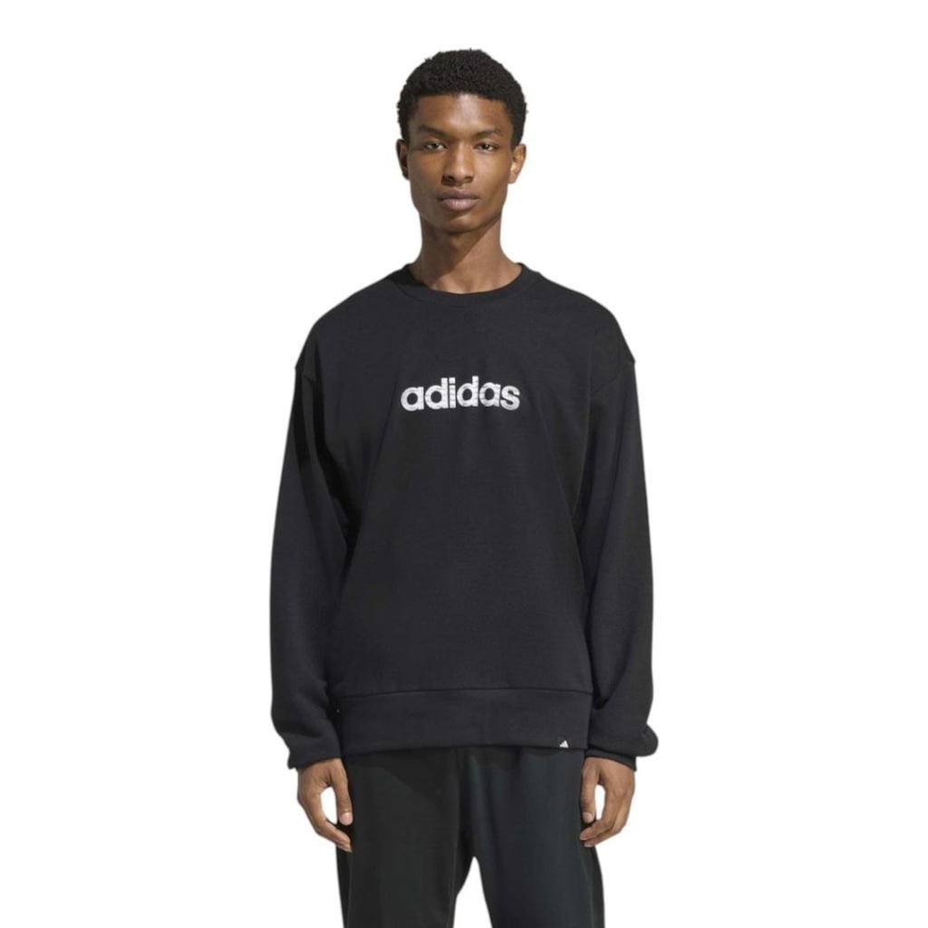 Blusão de Moletom adidas Linear Masculino