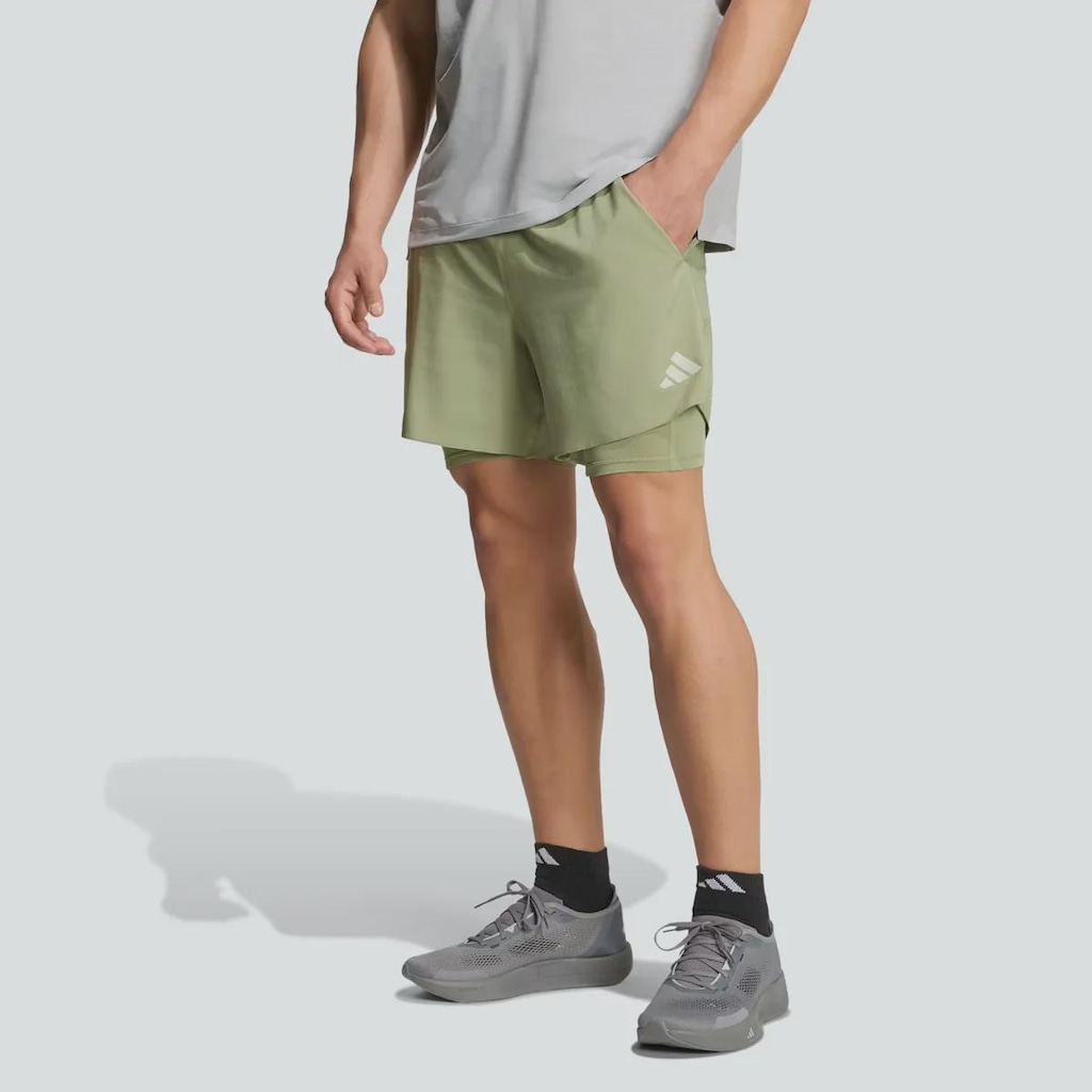 Short adidas ADI365 2 em 1 Masculino