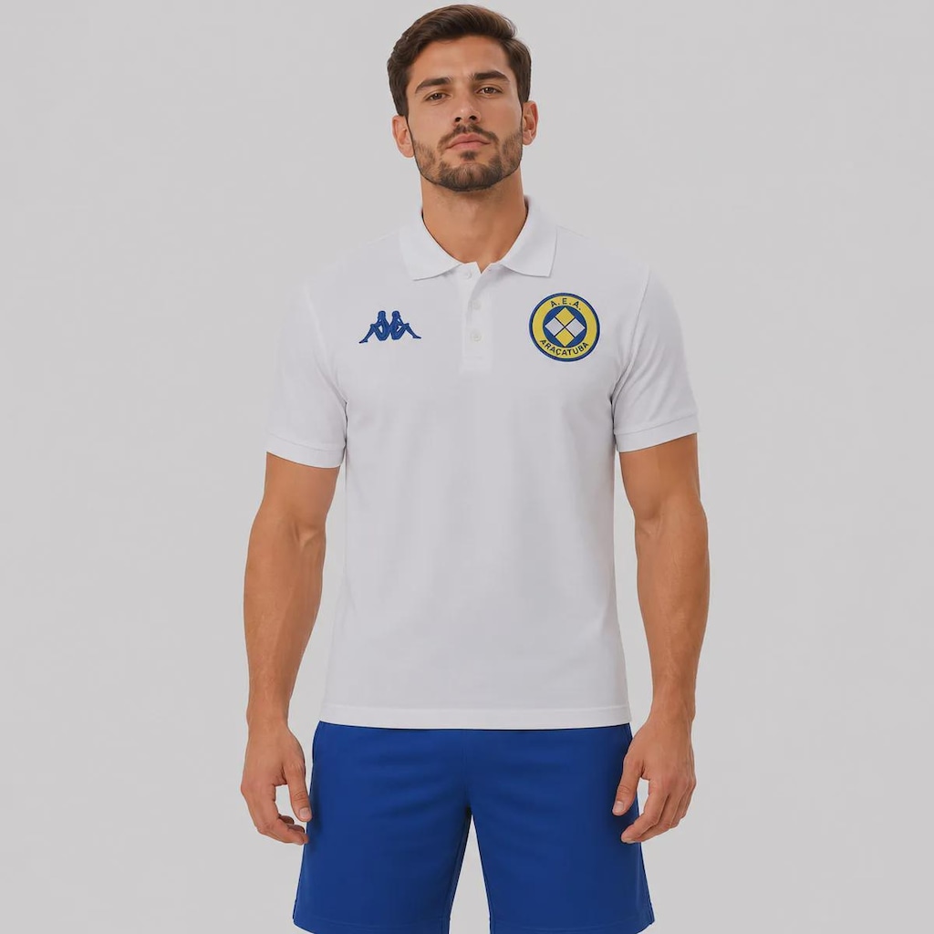 Camisa Polo Kappa Piquet Araçatuba 2026 Masculina