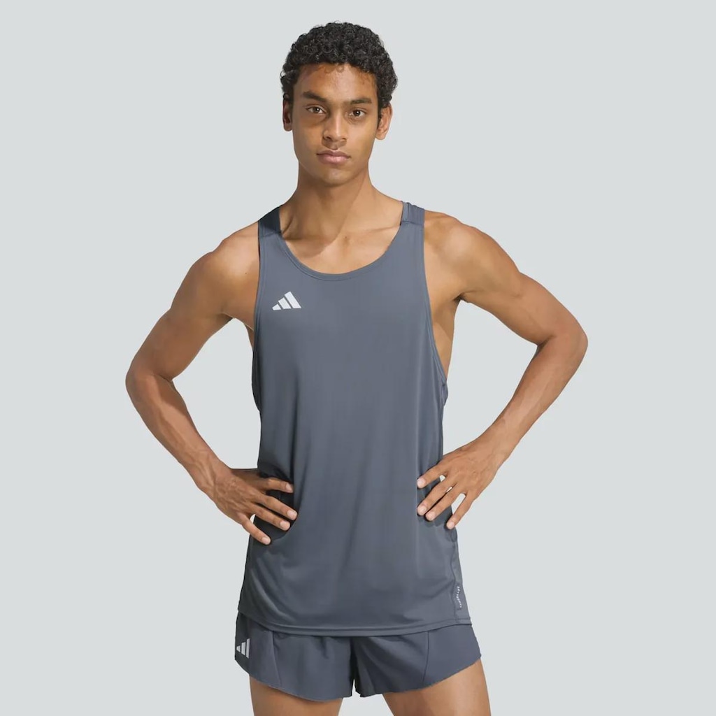 Camiseta Regata adidas Adizero E Snglt Masculina