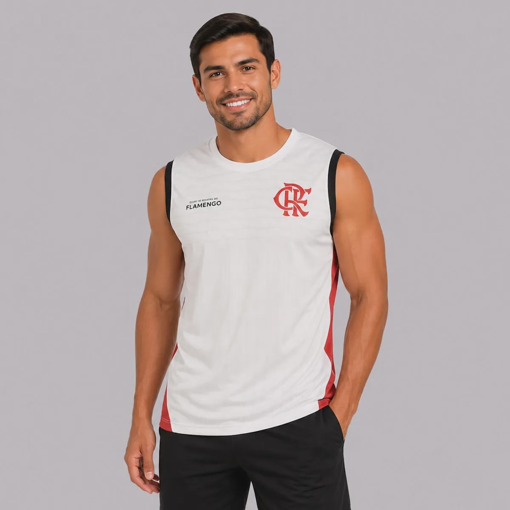 Camiseta Regata do Flamengo Estalo Masculina