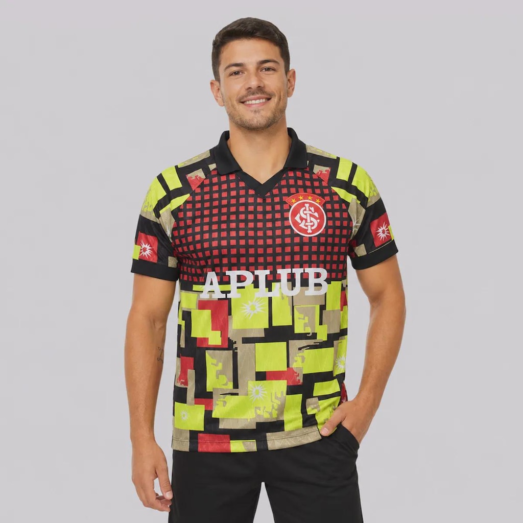 Camisa do Internacional Retrô Goleiro 1995 Masculina