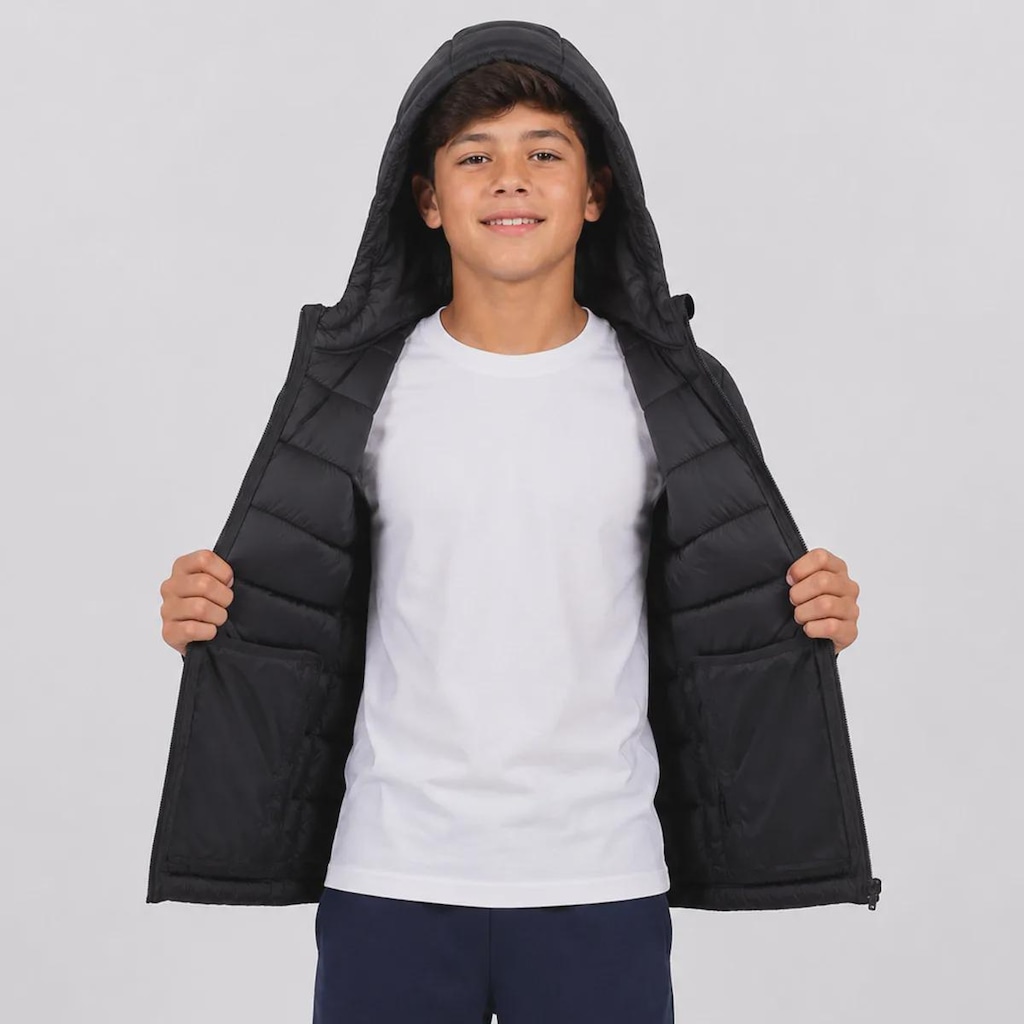Imagem 3 do produto Jaqueta do Corinthians Puffer com Capuz Infantil