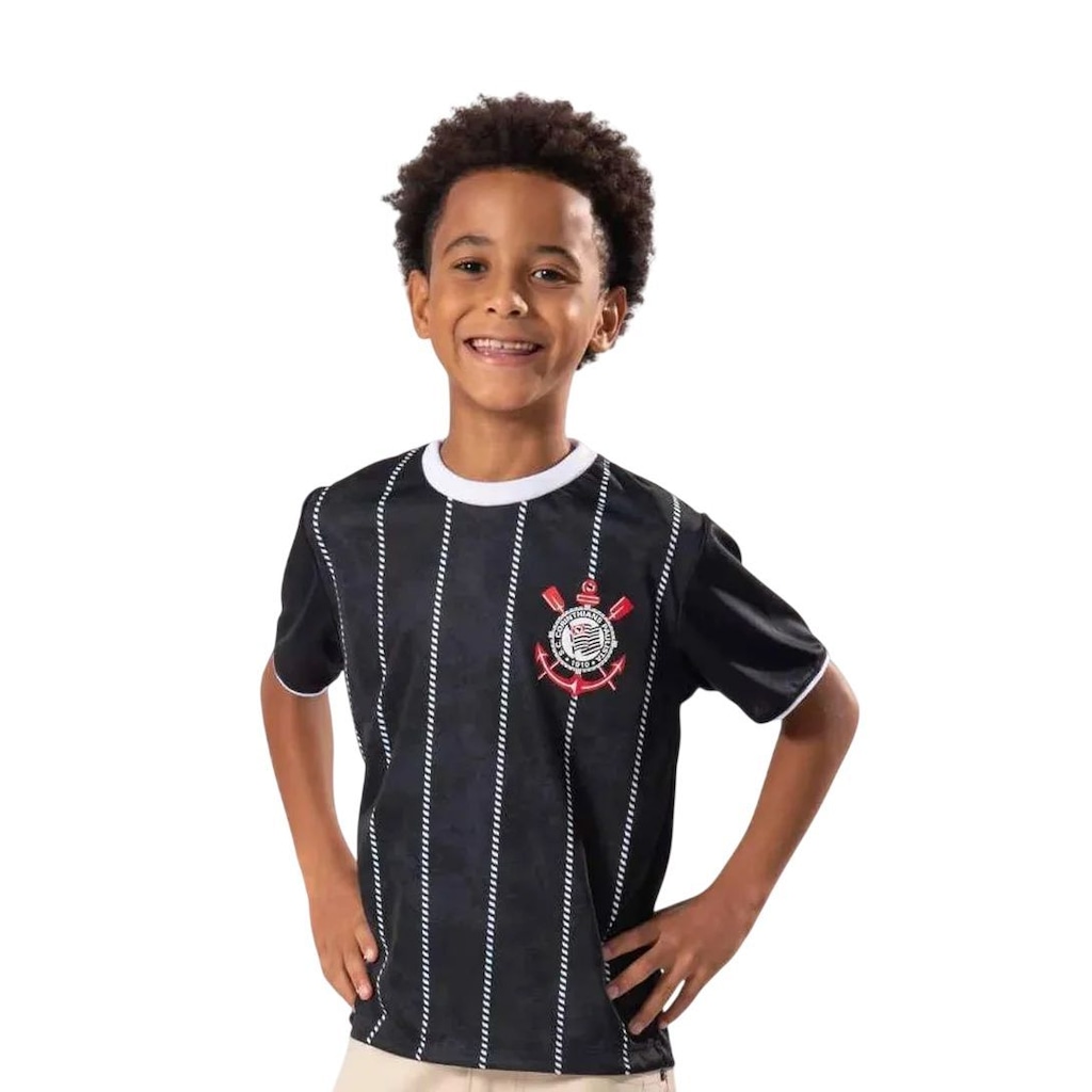 Camiseta do Corinthians Braziline Infantil