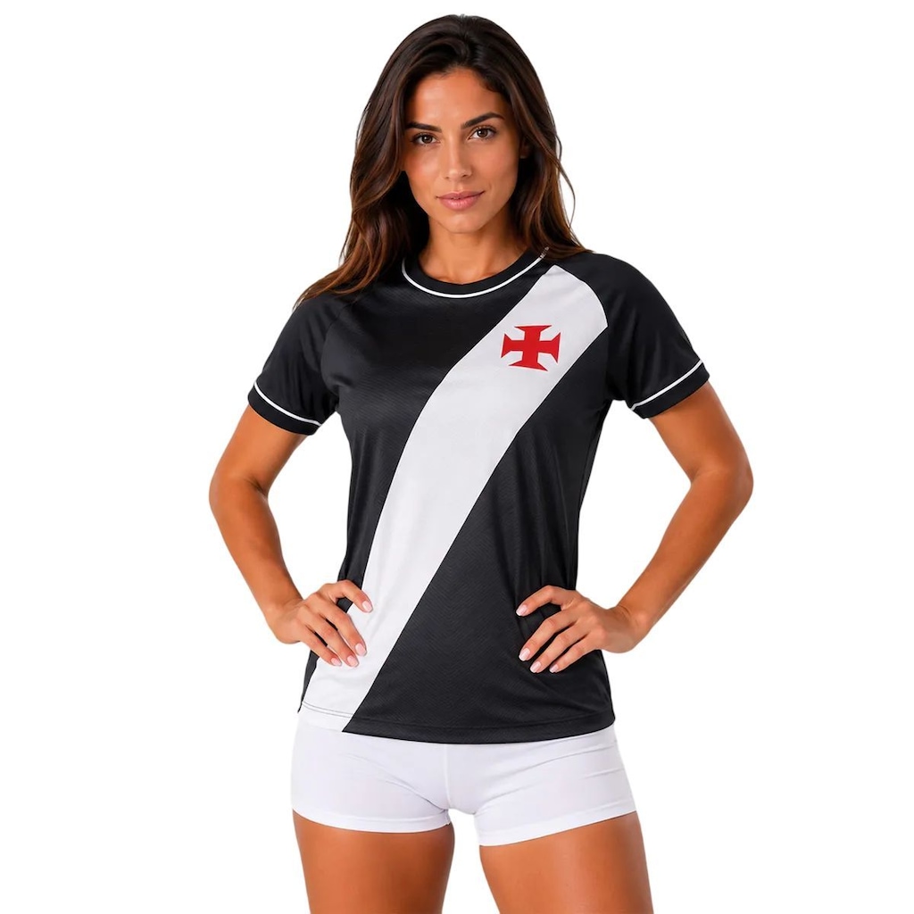 Camiseta Vasco Sou Braziline Feminina